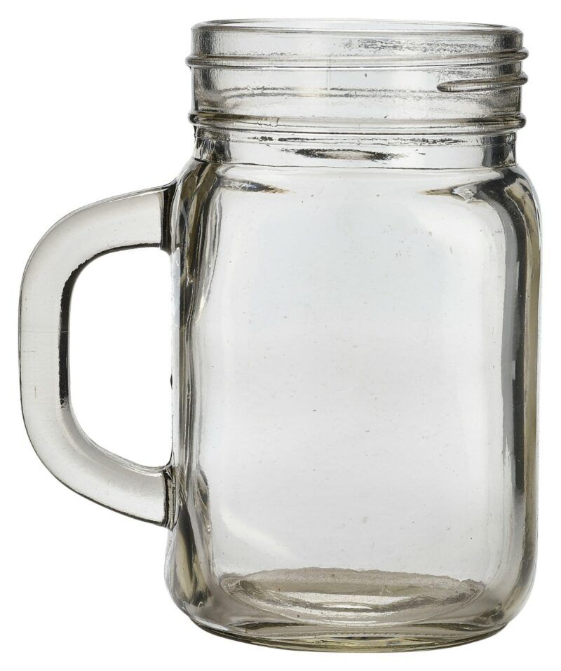 Genware Glass Mason Jar 45cl / 15oz