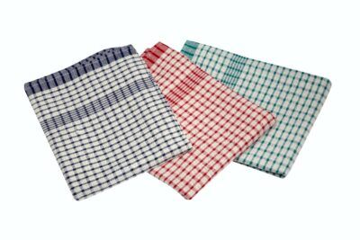 Cotton Check Ttowel 46X69cm 10Pcs Mix Colours