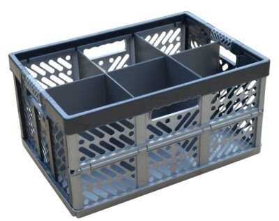 Folding Crate - Glassware Box - 6 cells