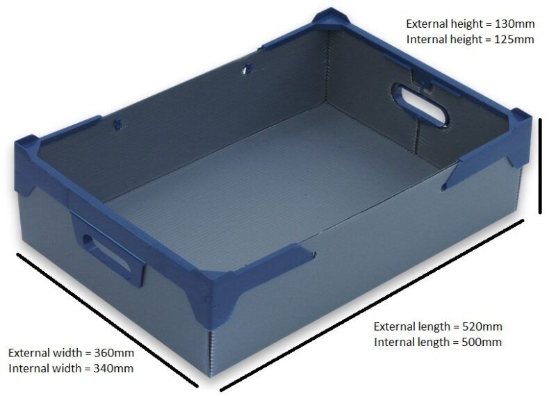 Rocks Tumbler Glass Box, max height 120mm, glass max width 81mm, 24 cells