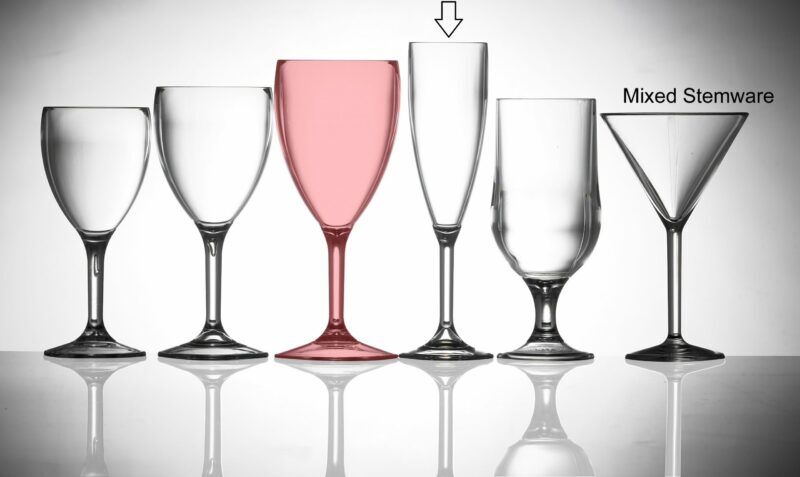 Plastic Stemware - Champagne Flutes