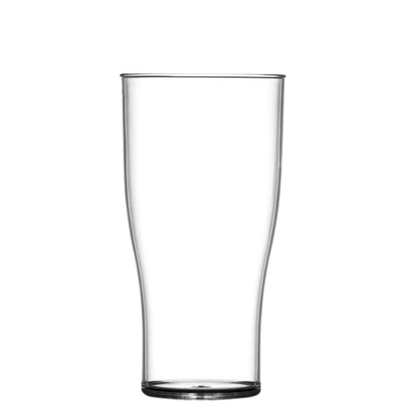 Plastic tulip beer half pint 10oz - Glassjacks