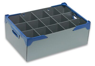 Compartment Box - glassware-storage-crate