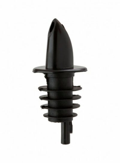 Economy Freeflow Plastic Pourer Black.