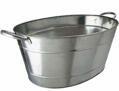 Steel Beer Ice Tub - Galvanised Steel Beer Beverage Tub