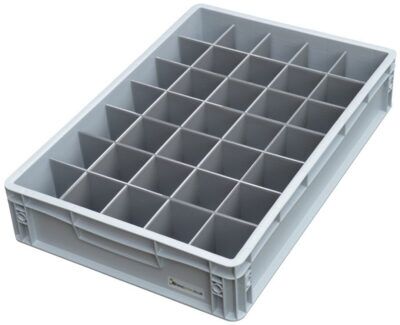 Shot Glass Euro Crate Storage Container