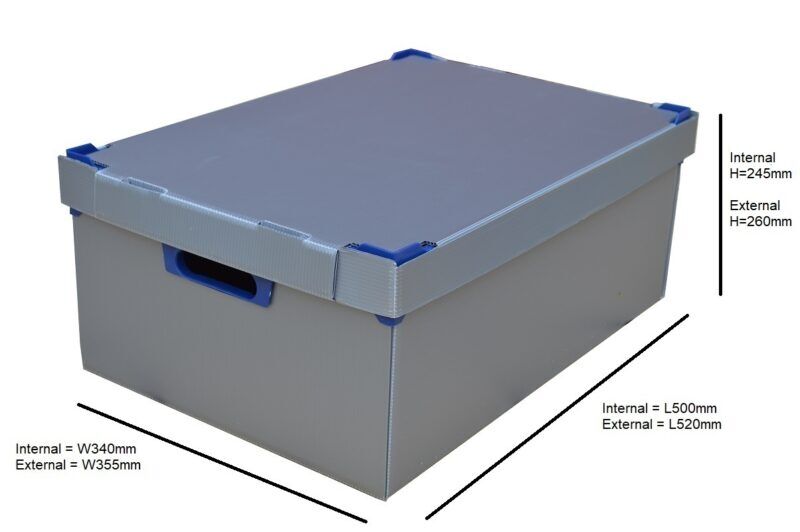 Wrap round lid - Glassjacks - External Size H245