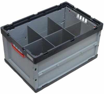 Folding Glass Storage Crate