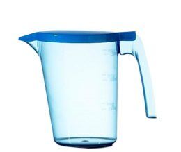 Blue Jug Bedside Jug Blue With Lid - Elite 750ml