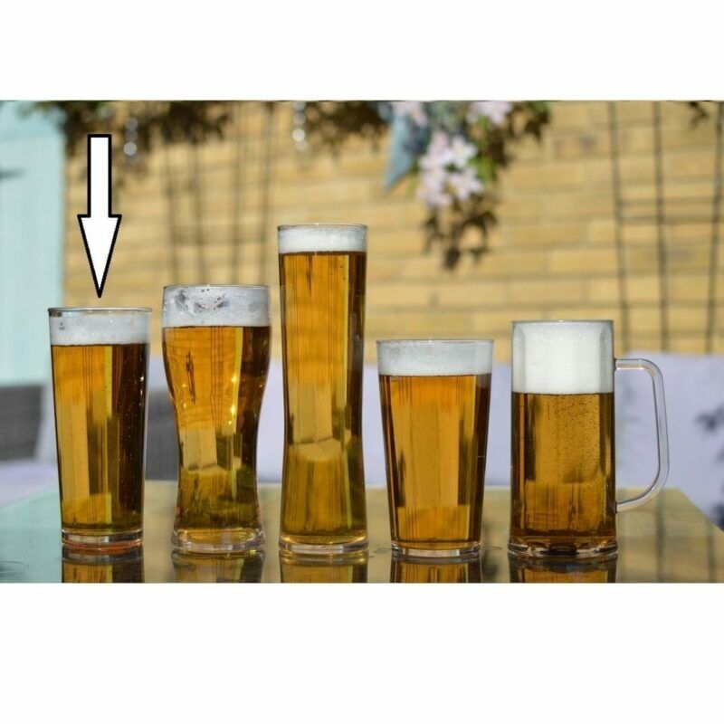 Plastic Beer Glasses - Premium Pint Glass