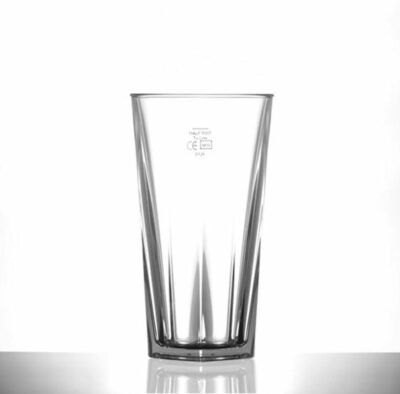 Elite Penthouse 12oz Polycarbonate Tall Glass / Tumbler - Lined @ Half Pint CE