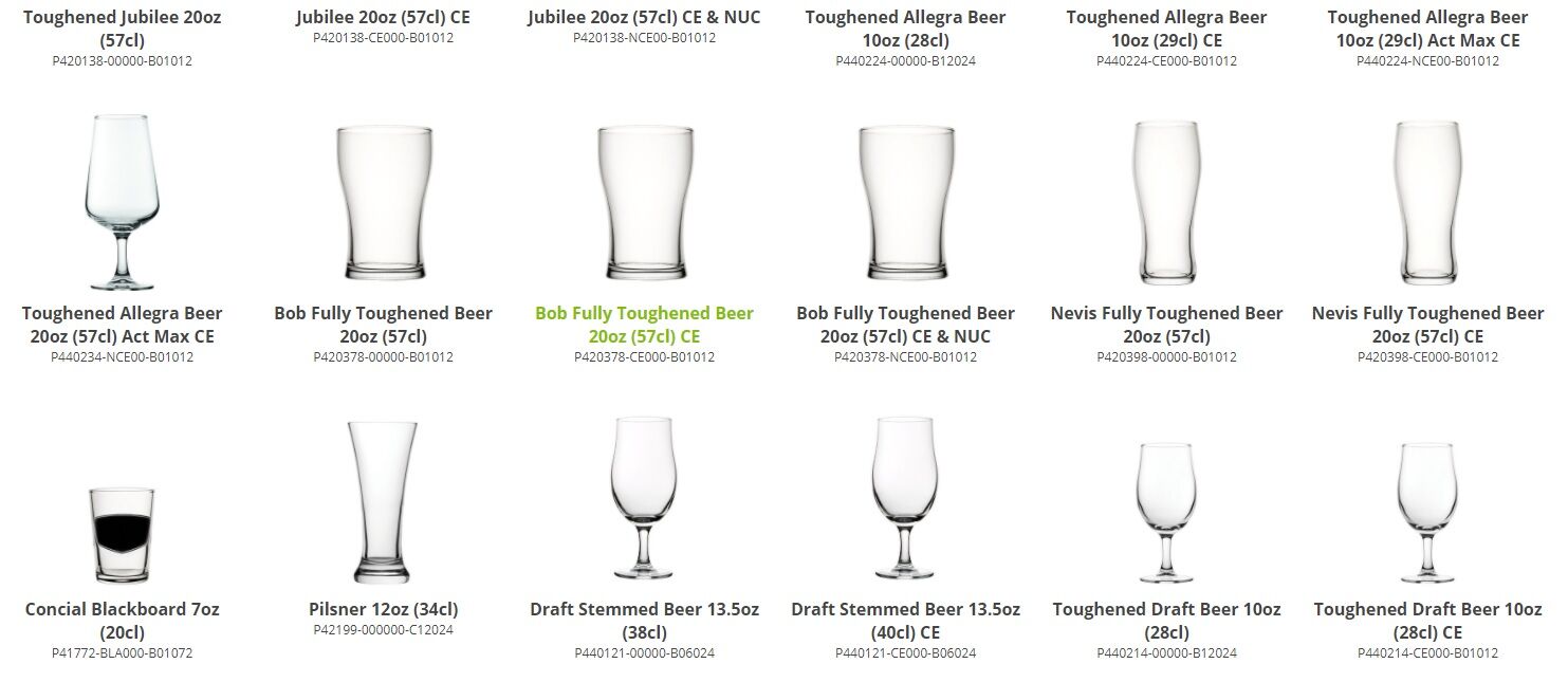 Utopia Craft Beer Glasses