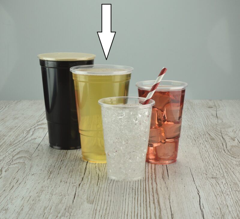 Budget Budget Plastic Beer Glasses Plastic Pint Flexy-Glasses