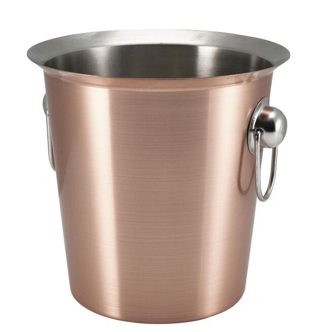 Copper Wine Bucket With Ring Handles