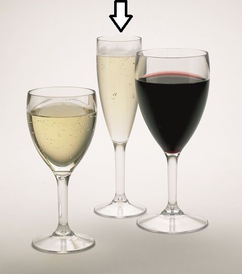Lined @ 175ml Elite Premium Polycarbonate Champagne Flutes - 12 Pack - Image 2