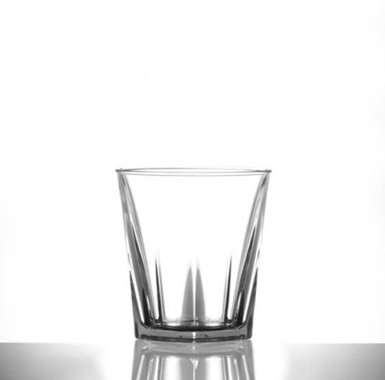 plastic rocks glass