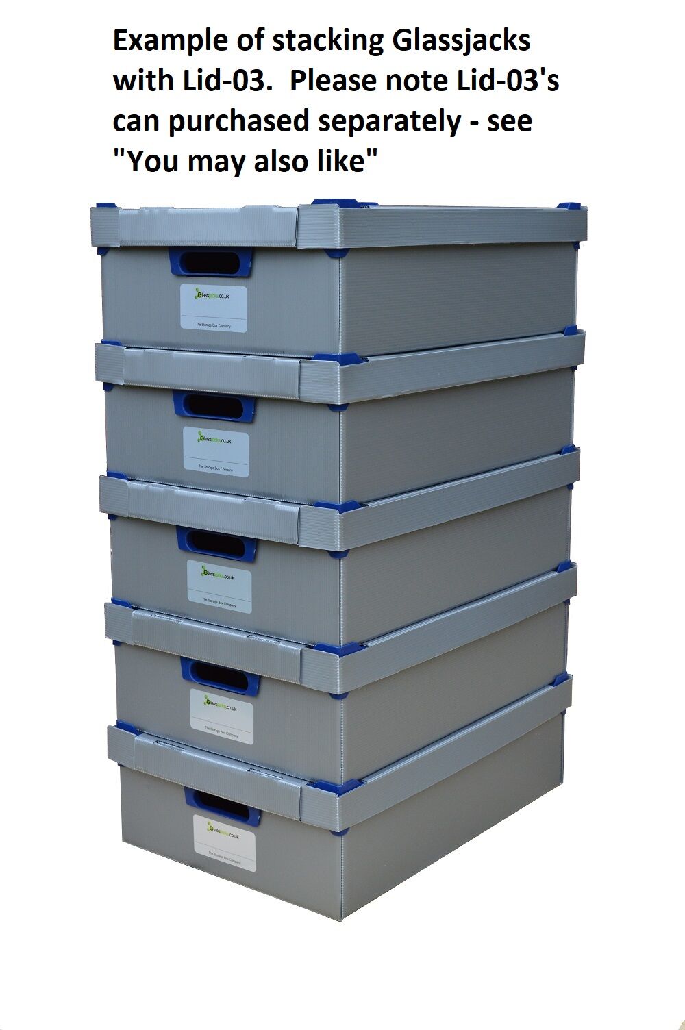 Stacking wine glasses storage boxes