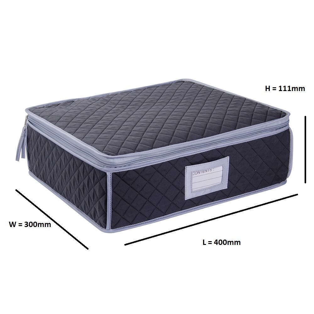 SORRY OUT OF STOCK - Glassware Quilted Storage Case and 12 Pack Lal Tumbler Glasses - Image 4