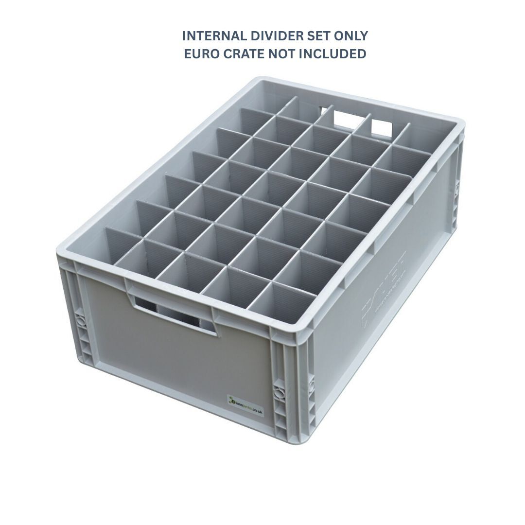 Box-Inserts-Dividers-Separators-Organisers from Glassjacks 35 Cell - Euro Crate not included