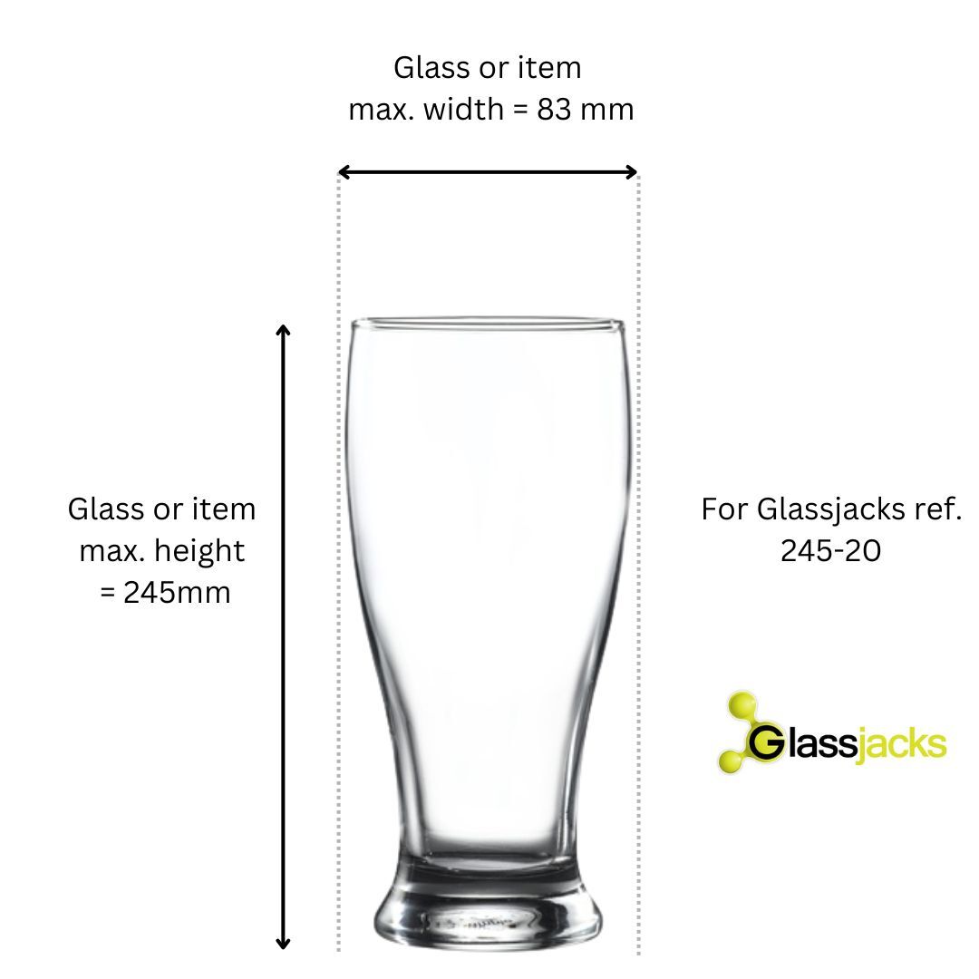 Glass Measurements - Glassjacks - 245-20