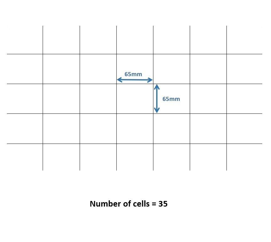 200mm Height - Euro Crate Inner Divider Set - 35 Cells - Image 3