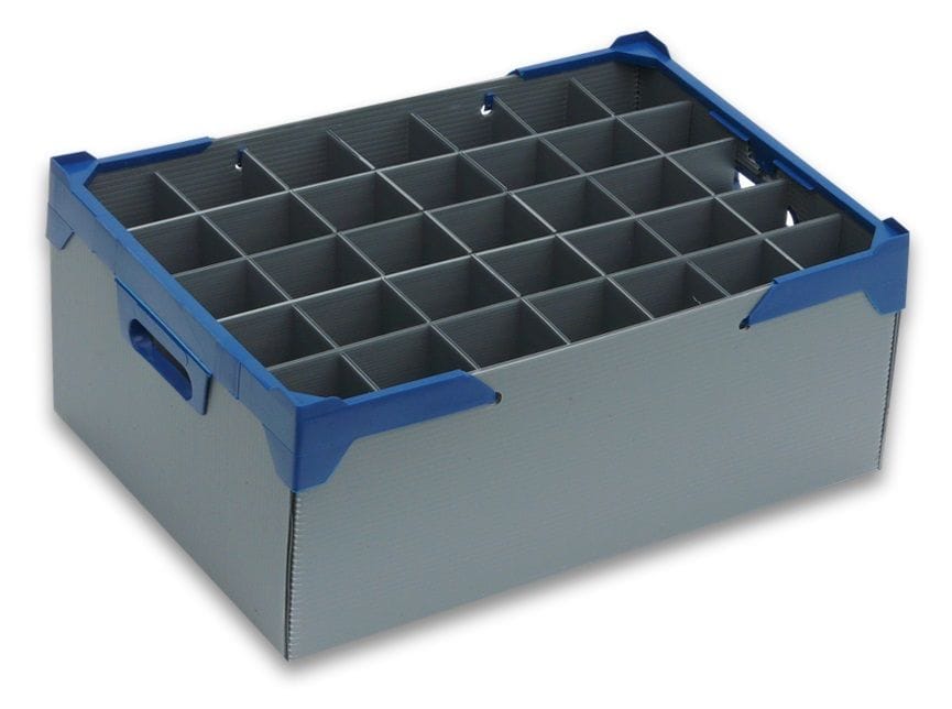 Offers 3 - slightly damaged, 5 pack - Glass max height 195mm, glass max width 65mm, 35 cells