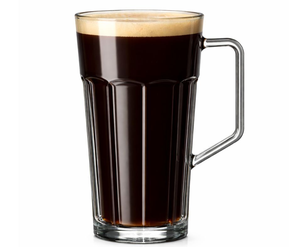 Coffee and Tea Tall Plastic Mugs Clear, Remedy Large - Glassjacks (1)