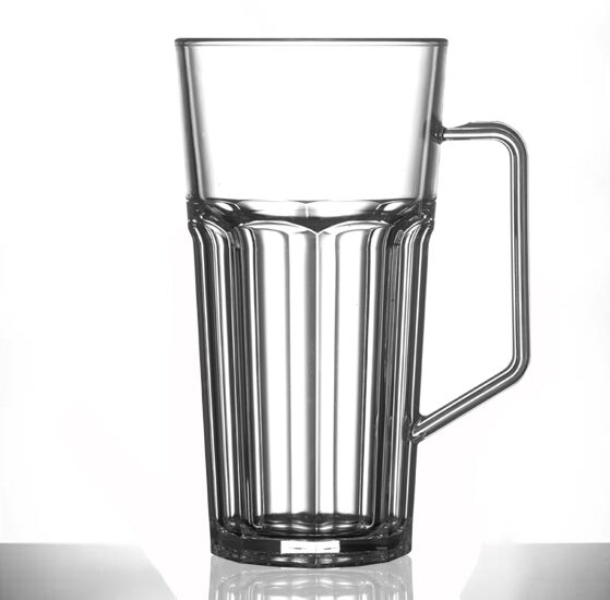 Tall Plastic Mug Clear Remedy