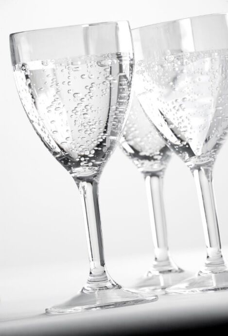 Polycarbonate Utopia Diamond Plastic Wine Glasses