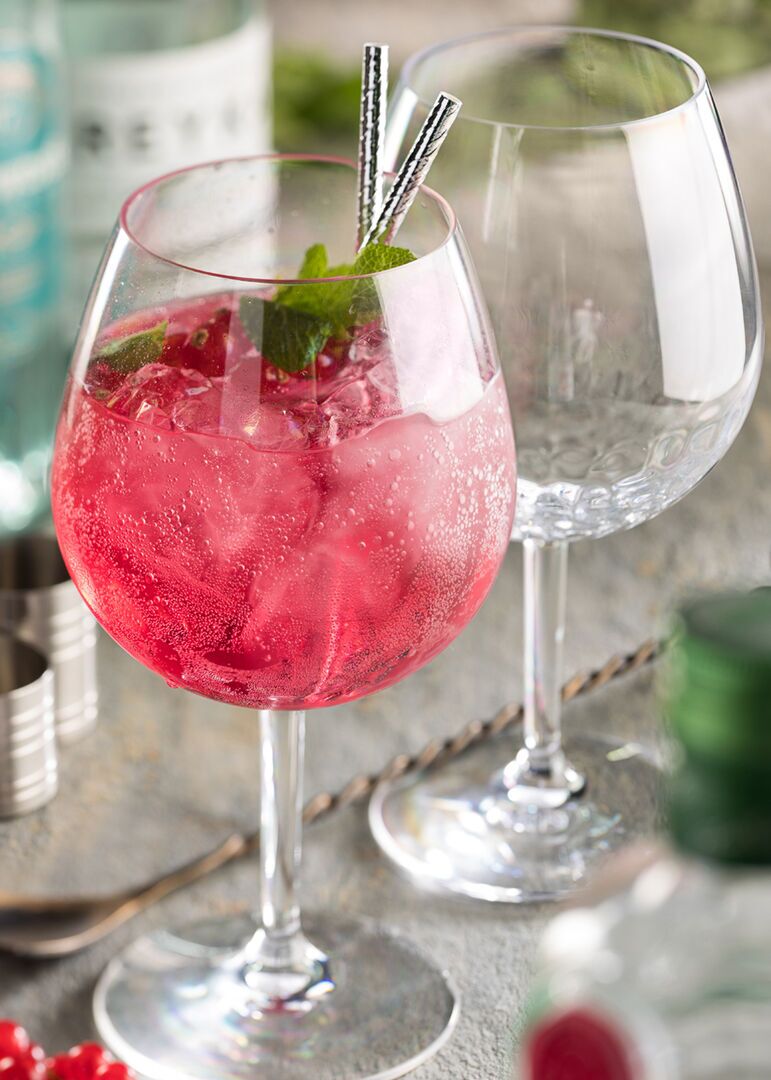 Utopia plastic polycarbonate gin glasses shimmer - Eden Shimmer Gin Glass 24oz