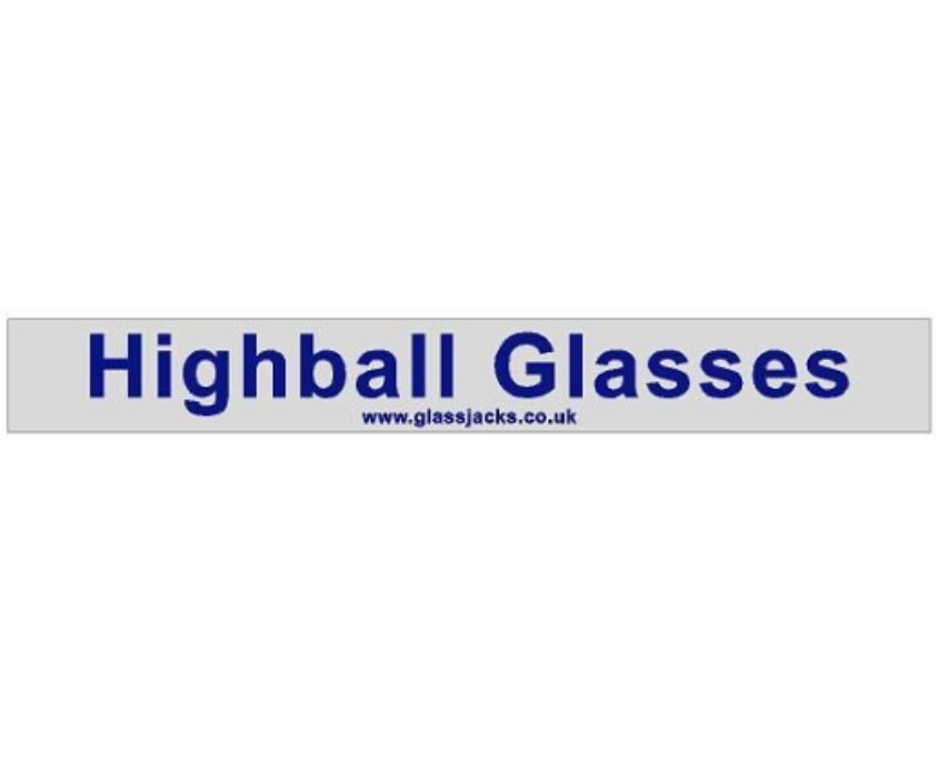 Highball Glass Identifier Stickers
