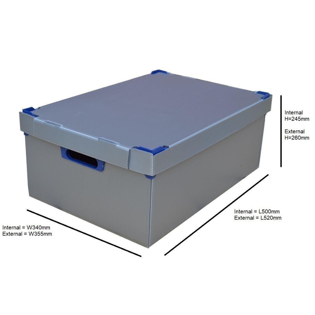 Glassware and Glassware Storage Boxes and Lids H245mm