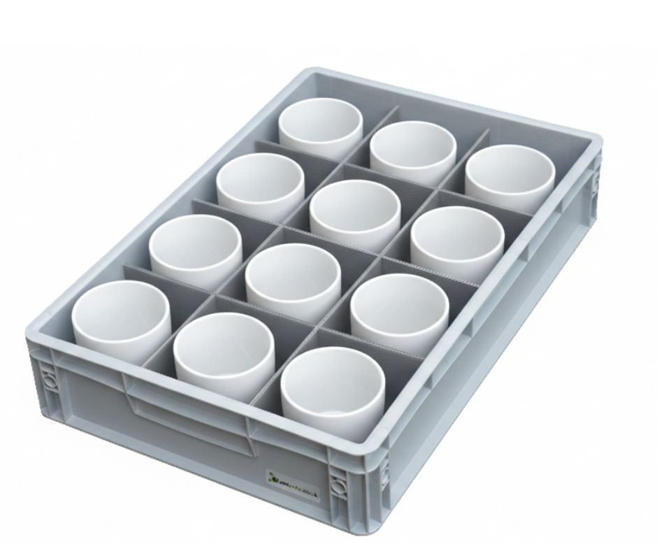 Cup and Mug and Crockery Storage Transporting Crate - Glassjacks